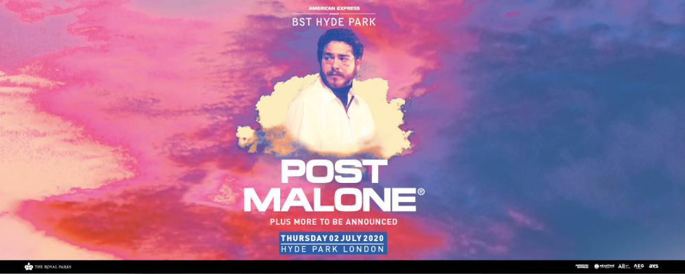 Post Malone BST Hyde Park 02 July 2020 Post Malone BST Hyde Park 02 July 2020