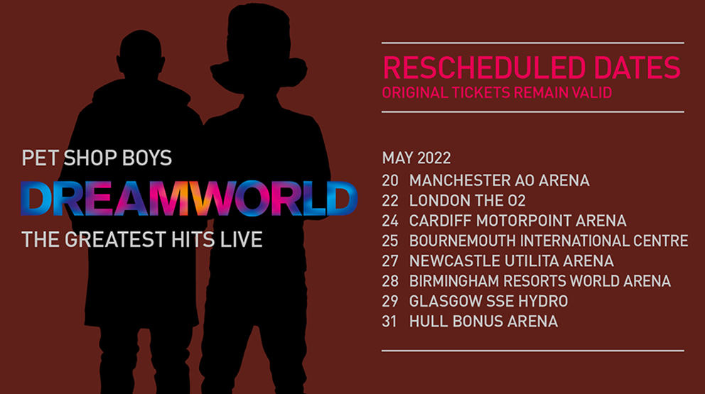 Per Shop Boys Dreamworld The Greatest Hits Live Tour 2022