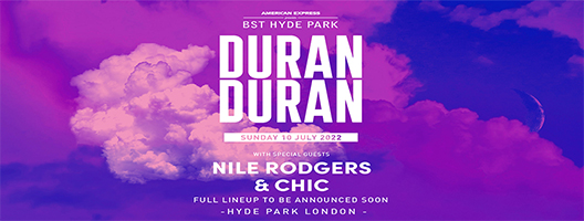 Duran Duran Tour Dates 2022 - BST