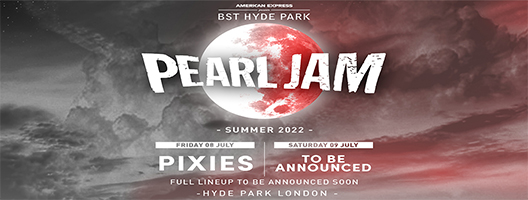 Pearl Jam Tour dates 2022 - London BST